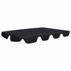 vidaXL Dosel de repuesto columpio de jard&iacute;n negro 150/130x105/70 cm