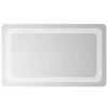 vidaXL Espejo de ba&ntilde;o LED Transparente 50 x 30 cm vidrio templado