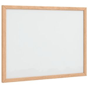 vidaXL Pizarra blanca magn&eacute;tica con marco de madera de pino 40x30 cm