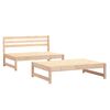 vidaXL Juego de muebles de jard&iacute;n 2 piezas madera maciza de pino