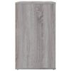 vidaXL Mesita de noche madera contrachapada gris Sonoma 50x36x60 cm