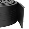 vidaXL Sello de Puerta de Garaje Negro 70 x 6 mm 4,5 m PVC