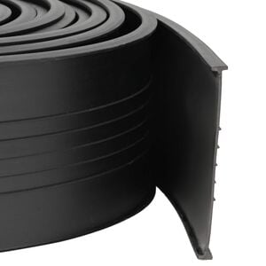 vidaXL Sello de Puerta de Garaje Negro 70 x 6 mm 4,5 m PVC