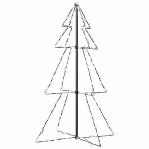 vidaXL &Aacute;rbol de Navidad 160 LEDs interior y exterior 78x120 cm