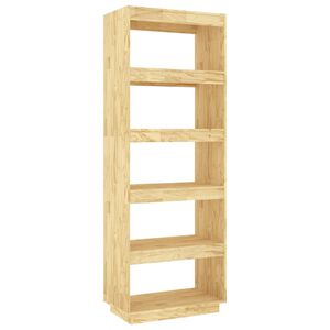 vidaXL Estanter&iacute;a/divisor de espacios madera maciza pino 60x35x167 cm