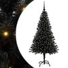 vidaXL &Aacute;rbol de Navidad Negro 150 cm PVC
