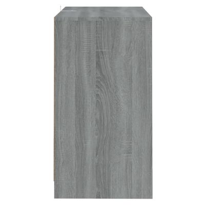 vidaXL Aparador de madera contrachapada gris Sonoma 70x41x75 cm