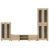 vidaXL Conjunto de mueble de TV con caj&oacute;n FLORIN Roble Sonoma