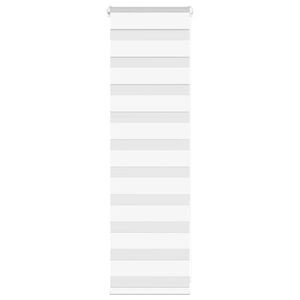 vidaXL Estor cebra blanco 40x100 cm tejido ancho 35,9 cm poli&eacute;ster