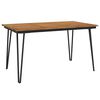 vidaXL Mesa de jard&iacute;n con patas en U madera maciza acacia 148x80x75 cm