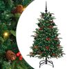 vidaXL &Aacute;rbol de Navidad artificial Verde 150 cm PVC, Metal y Pl&aacute;stico