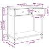 vidaXL Mesa Consola con cajón Madera Vieja 75 x 34,5 x 75 cm