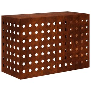 vidaXL Funda para Aire Acondicionado Oxidado 90 x 40 x 60 cm