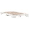 vidaXL Estructura de cama 140 x 190 cm Madera de pino macizo