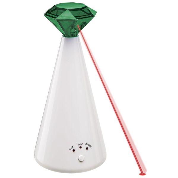 Ferplast Juguete electr&oacute;nico para gatos Phantom blanco