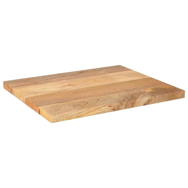 vidaXL Tablero de mesa rectangular madera maciza mango 60x50x2,5 cm