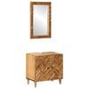 vidaXL Juego de Muebles de Ba&ntilde;o 2 uds. 62 x 33 x 58 cm