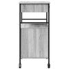 vidaXL Carrito de cocina madera ingenier&iacute;a gris Sonoma 56x43x89,5 cm