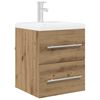 vidaXL Mueble de lavabo con caj&oacute;n Roble artesanal 38,5 x 41 x 48 cm