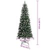 vidaXL &Aacute;rbol de Navidad artificial Verde 210 cm PVC, Pl&aacute;stico y Acero