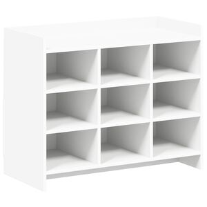 vidaXL Armario Zapatero Blanco 85 x 39,5 x 70 cm Madera de ingenier&iacute;a