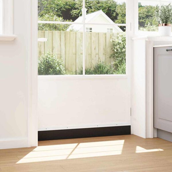 vidaXL Sellos de cepillo de puerta atornillables 6 pcs 100 cm