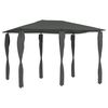 vidaXL Cenador con cubiertas de postes antracita 3x4x2,6 m 160 g/m&sup2;