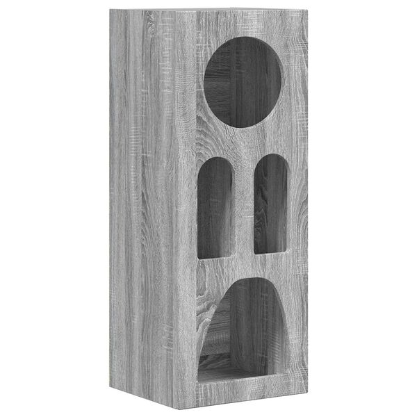 vidaXL Aparador Gris Sonoma 40 x 35 x 100.5 cm Madera de ingenier&iacute;a