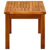 vidaXL Mesa de centro de jardín madera maciza de acacia 70x40x36 cm