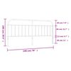 vidaXL Cabecero de metal blanco 193 cm