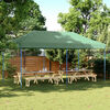vidaXL Carpa de Fiesta Verde 292 x 580 x 315 cm Tela Oxford