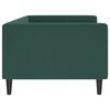 vidaXL Sof&aacute; cama sin colch&oacute;n terciopelo verde oscuro 90x200cm
