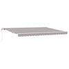 vidaXL Toldo retr&aacute;ctil Gris Claro 450 x 300 cm Tela y Aluminio