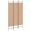 vidaXL Biombo de 3 Paneles Beige 120 x 220 cm Tela