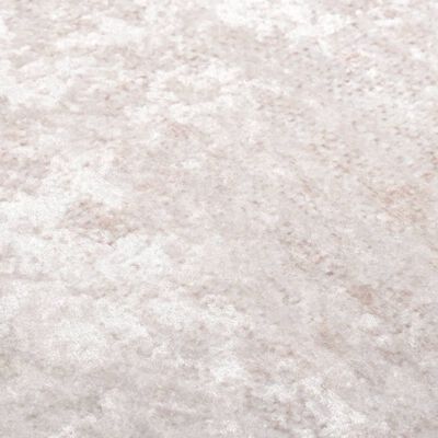 vidaXL Alfombra lavable antideslizante beige claro 120x180 cm