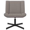vidaXL Silla giratoria Taup&eacute; 63 x 75 x 76 cm tela