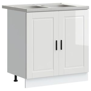 vidaXL Mueble Bajo para Fregadero Porto 2 uds. 80 x 46 x 81,5 cm