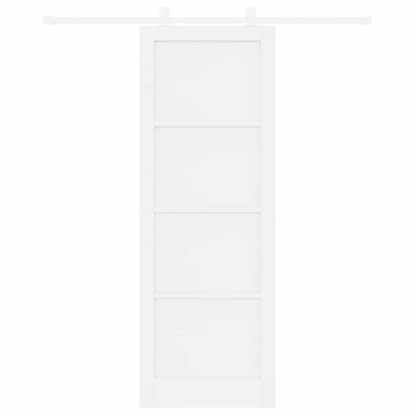 vidaXL Puerta Corredera ORKDAL 83 x 232 cm Madera de pino macizo