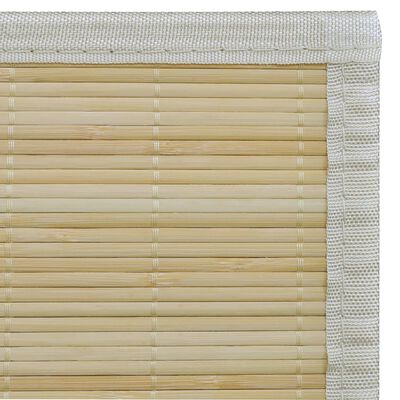 vidaXL Alfombra rectangular de bambú natural 150 x 200 cm