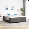vidaXL Cama de plataforma Gris Claro 180 x 200 cm tela