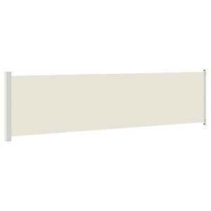 vidaXL Toldo lateral retr&aacute;ctil para patio crema 614x160 cm