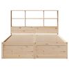 vidaXL Estructura de cama sin colch&oacute;n madera maciza de pino 160x200 cm