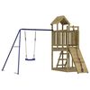 vidaXL Parque infantil de exterior madera de pino impregnada