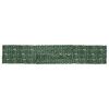 vidaXL Toldo para balc&oacute;n con hojas verde oscuro 600x100 cm