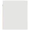 vidaXL Mesillas de noche de pared 2 uds blanco 38x34x40 cm