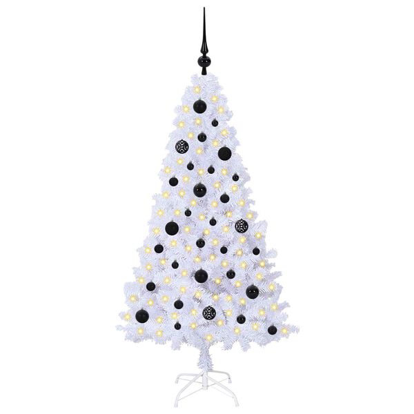 vidaXL &Aacute;rbol de Navidad artificial con 150 LED 150 cm PVC y Acero