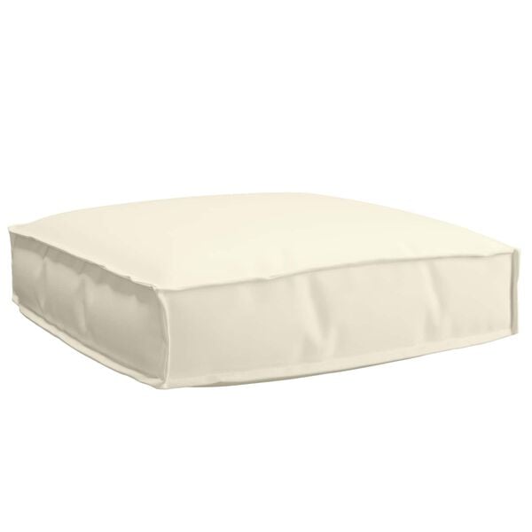 vidaXL Coj&iacute;n Crema 60 x 60 x 12 cm Tela Oxford