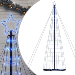 vidaXL &Aacute;rbol de Navidad LED 1534 LEDs azul 500 cm