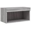 vidaXL Mueble para TV con luces LED gris Sonoma 60x30x30 cm