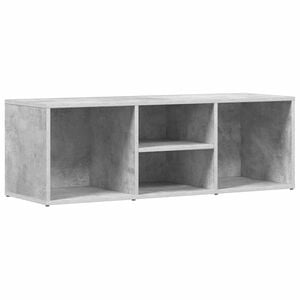 vidaXL Zapatero de contrachapada gris hormig&oacute;n 102x35x35 cm